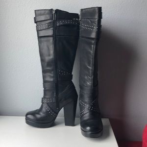 Harley Davidson knee high boots. Size 7
